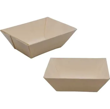 Jednorázové nádobí Miska dřevěná (z dýhy) 8,5x6,5x3 cm/ 24ks