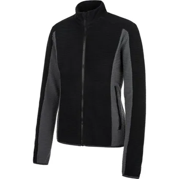 Dámská mikina Stretchová fleecová mikina dámská Lefan černá šedá L