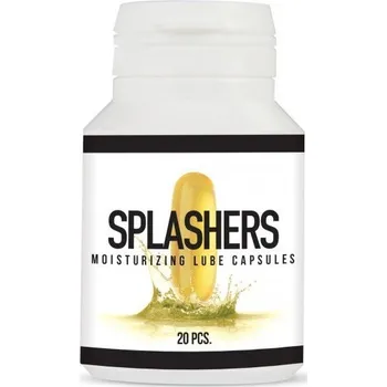 Shots Splashers 20 pcs, lubrikant na olejové bázi 20 ks