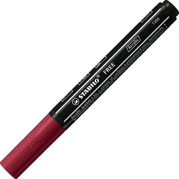 Kancelář Akrylový popisovač STABILO FREE Acrylic T300 Kulatý hrot 2-3 mm - purpurový