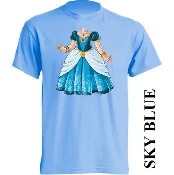 detske-levne-bavlnene-tricko-potisk-princezna Barva: Sky blue - nebesky modrá, velikost: 98