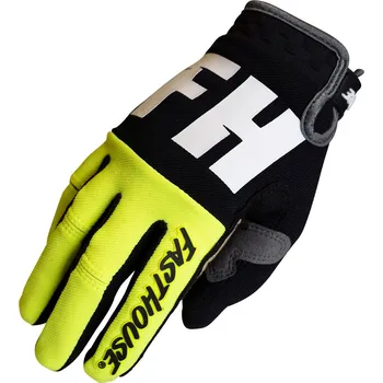 Chránič ruky pro motocykl Fasthouse Speed Style Remnant Glove Black High Viz Velikost: S