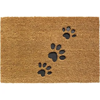 Rohožka Kokosová vnitřní čistící vstupní rohož FLOMA Ruco Paws - 40 x 60 x 1,5 cm