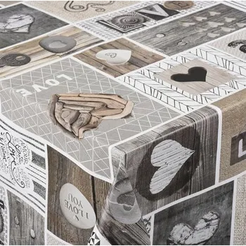 ubrus PVC ubrus metráž Love In The Air šířka 140 cm