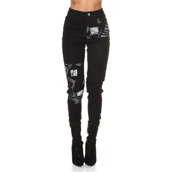 Dámské džíny Dámské džíny Girl Vivi Barva: Černá, Velikost: M