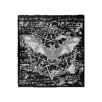 Šátek Šátek velký s netopýrem v oktagramu