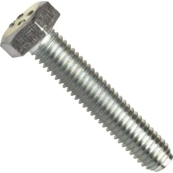 Šroub Din 933, šroub se šestihrannou hlavou, celý závit, ocel 8.8, zinek žárový, iso fit, m8x12 mm