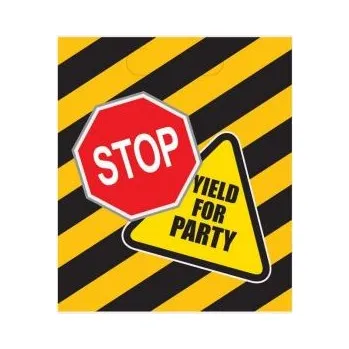 Dárková taška Dárkové tašky plastové - Stavba - staveniště - 8 ks