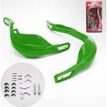 Chránič řídítek zelená hliníková (22mm a 28mm) Biketec