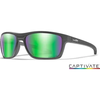 Brýle Wiley X Kingpin Captivate Polarized - Green Mirror - Amber/Matte Graphite + doprava zdarma