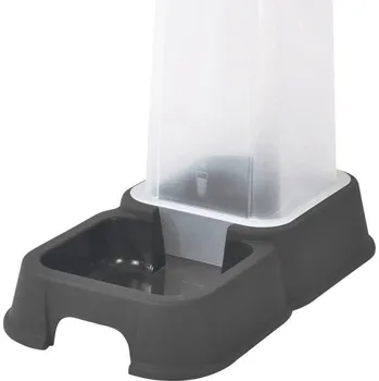 Miska pro psa Love Story Miska na krmivo a vodu, 3,5 l, šedá