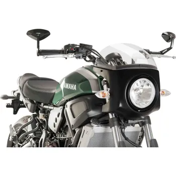 Plexi štít PUIG SEMI-FAIRING 9187W karbonový vzhled průhledný