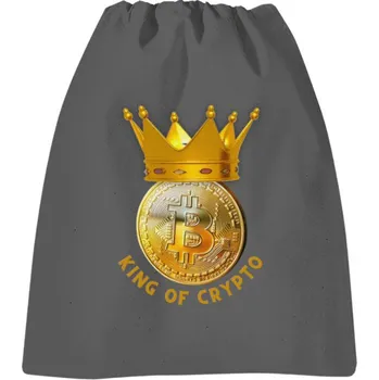 Sportovní vak Vak na záda s potiskem Král kryptoměny