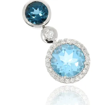 Přívěsek Zlatnictví Helios Přívěšek DIA a Topaz