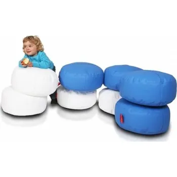 Sedací pytel Sedací vak Classic S modrá světla 75L ekokůže TiaHome