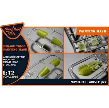 Plastikový model 1/72 Mirage 2000C Painting Mask (MSVIT)