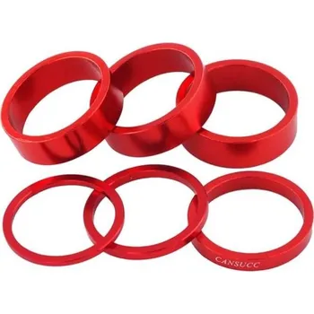 Cansucc Podložky Ahed kroužeky pod představec Elox 28,6 set 6ks červená