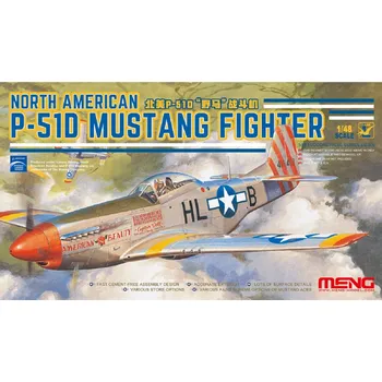 Plastikový model MENG EasyClick - Plastikový model letadla North American P-51D Mustang Fighter