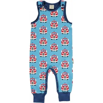 Kojenecký overall Dětský overal dlouhý bez rukávů Hasičské auto Maxomorra Velikost: 50/56