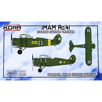 Plastikový model 1/72 IMAM Ro.41 German, ANR & Italian Service