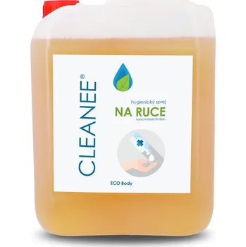 Dezinfekce CLEANEE Eco Body hygienický sprej na ruce náhradní náplň 5 l
