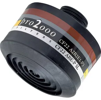 filtr k masce DT-4036E 3M Filtr CF22 A2B2E1P3 RD, nebezpečné částice, radioaktivní částice, organické a anorganické plyny a výpary, cena za ks