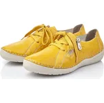 Dámské kožené tenisky 52511-68 Rieker žluté Barva: gelb, Velikost: 39