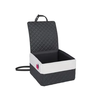 autosedačka pro psa Mypado Autosedačka pro psy a kočky na přední sedadlo Travelmat One Darkwhite