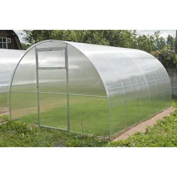 Skleník Obloukový skleník, skleník z polykarbonátu, Skleník Agrosfera Standard PLUS 3x6m polykarbonát 6mm + Zdarma teploměr s vlhkoměrem, folie 6x6 a doprava zdarma