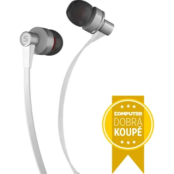 Sluchátka SENCOR Kovová sluchátka do uší s mikrofonem