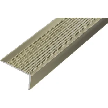 přechodová lišta NOVÁK Schodová lišta 20x40 elox titan samolepící, 2,7m AAHAE B450020-T-SK