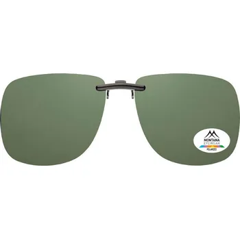Sluneční brýle MONTANA EYEWEAR Polarizační KLIP L NA BRÝLE C11A se zelenou čočkou