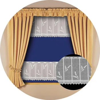 Dekorativní polštářek Vesna Kusová záclona LEVANDULE bílá 300 x 40 cm