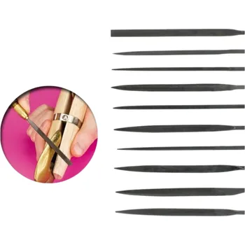 Příslušenství k 3D tiskárně Vallejo T03001 Set 10ti jehlových pilníčků