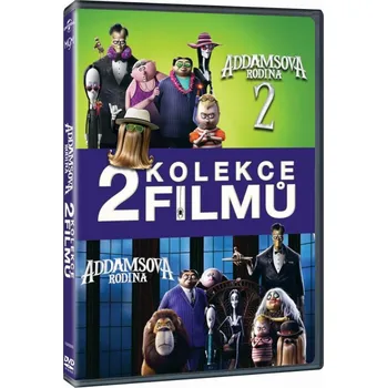 DVD Addamsova rodina 1-2 Kolekce (2019, 2021) DVD film DVD Addamsova rodina 1-2 Kolekce (2019, 2021)