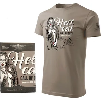 Pánské tričko ANTONIO® Triko HELLCAT CALL OF DUTY ŠEDÉ velikost: M