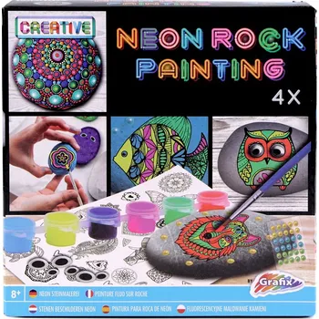 Grafix Neon Rock Painting