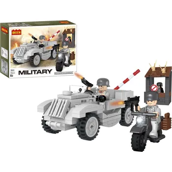 ostatní stavebnice Cogo Military Mercedes 170VK 256 dílků