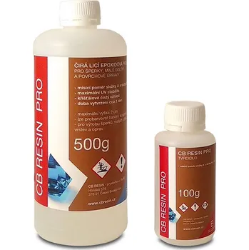 CB RESIN PRO 600g čirá licí epoxidová pryskyřice na šperky