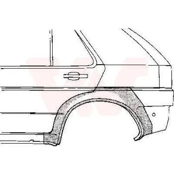 Příslušenství karosérie Boční stěna VAN WEZEL 3734147