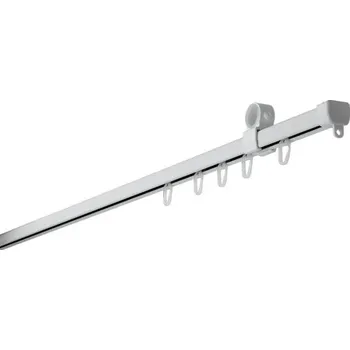 Gardinia Záclonová kolejnička U 190 cm bílá Garnýž Gardinia Záclonová kolejnička U 190 cm bílá