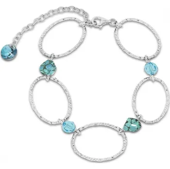 Náramek Náramek tyrkysový Meteor B6673LTU14TU Light Turquoise