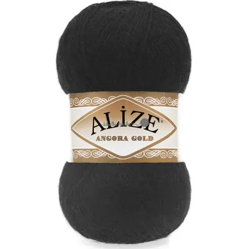 Příze Příze Alize Angora gold 60 černá