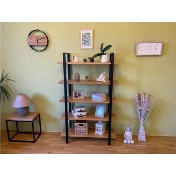 Knihovna Knihovna ZEUS Dřevo: Dřevotřísková deska dub