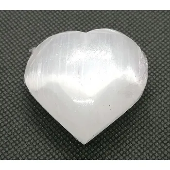 Selenitové srdce střední cca 5 - 6 cm