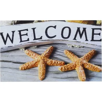 Rohožka Vnitřní čistící vstupní rohož FLOMA Gallery Welcome Star - délka 45 cm, šířka 75 cm a výška 0,6 cm