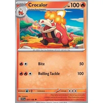 Karetní hra Pokémon SV1en 037/198 Crocalor - Scarlet & Violet Stav: Near Mint, Verze: REVERSE HOLO