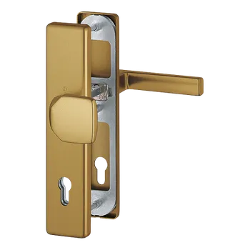 HOPPE Bezpečnostní kování Austin Provedení: klika - koule, Povrch: F4 - bronzový elox