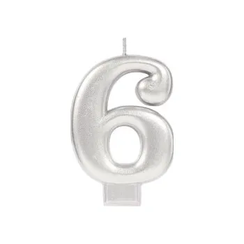Svíčka Stříbrná svíčka 6