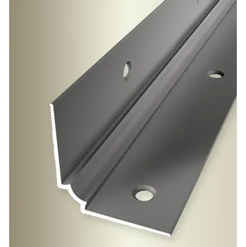 přechodová lišta Küberit 870 IW - Schodový vnitřní profil do 2,5 mm, šroubovací Barva dekoru: imit. nerezi F2, Délka lišty: 250 cm